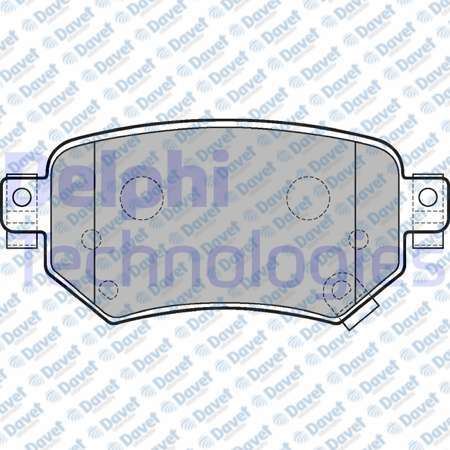 DELPHI LP3234 On Fren Balatasi Honda Jazz 2015 ->  ####